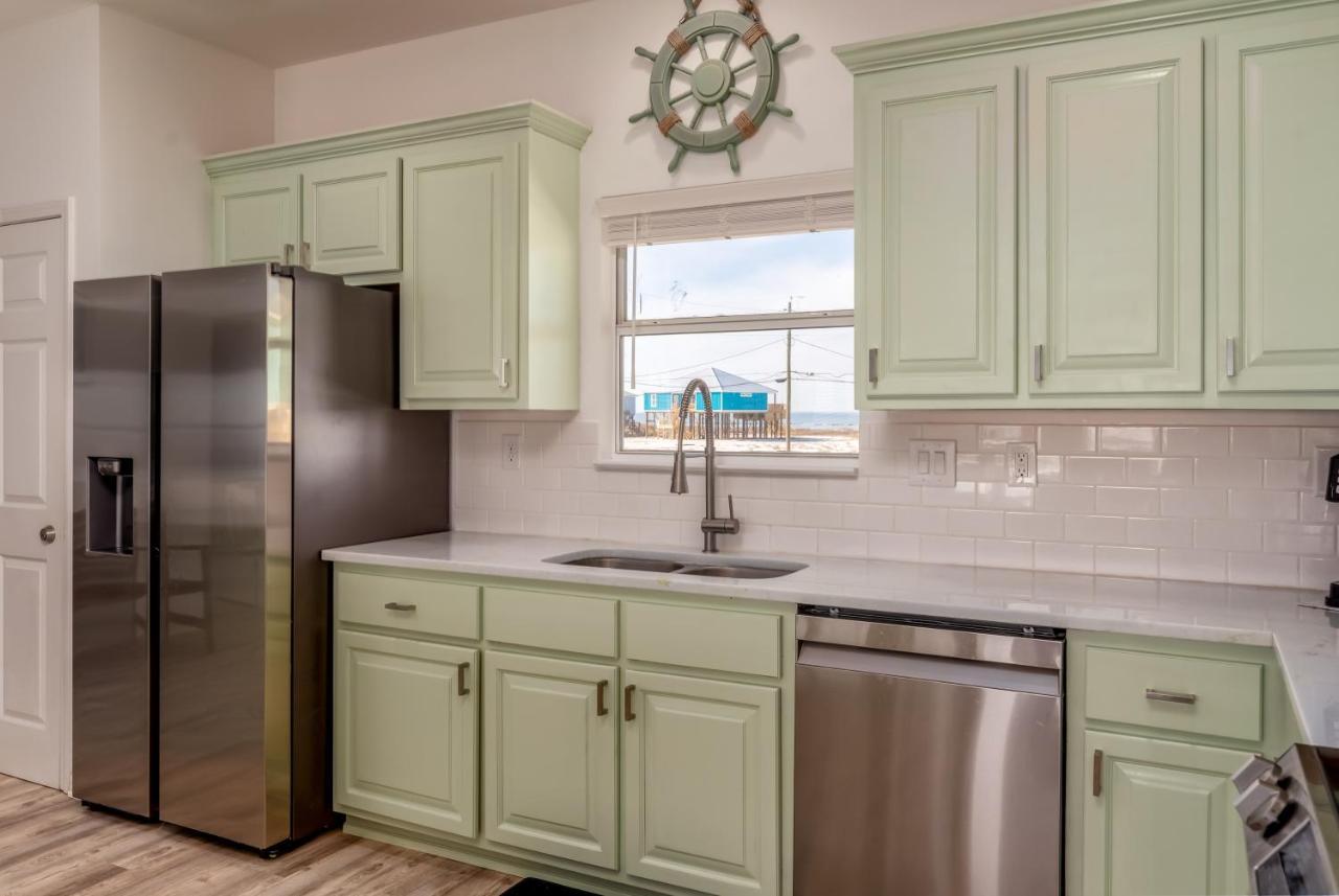 Sun Spot - True Gulf Front Private Home With Lovely Gulf Side Deck, Home Dauphin Island Exterior foto